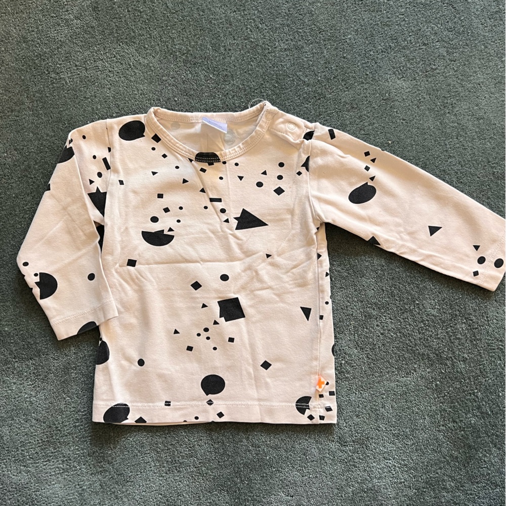 Geometric Print Long Sleeve Shirt